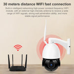 QX5 Camera thông minh WiFi dome không dây 2.0 triệu điểm ảnh 1080P HD zoom 20X, Hỗ trợ hồng ngoại ban đêm / Phát hiện chuyển động / Đàm thoại hai chiều / Thẻ TF, Phích cắm AU, Phiên bản WiFi