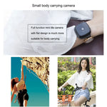 CAMSOY C9 Camera giám sát thông minh đeo được không dây WiFi HD 1280 x 720P góc rộng 70 độ, Hỗ trợ hồng ngoại ban đêm & báo động phát hiện chuyển động & ghi vòng lặp & chụp theo thời gian, C9