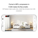 CAMSOY C9 Camera giám sát thông minh đeo được không dây WiFi HD 1280 x 720P góc rộng 70 độ, Hỗ trợ hồng ngoại ban đêm & báo động phát hiện chuyển động & ghi vòng lặp & chụp theo thời gian, C9