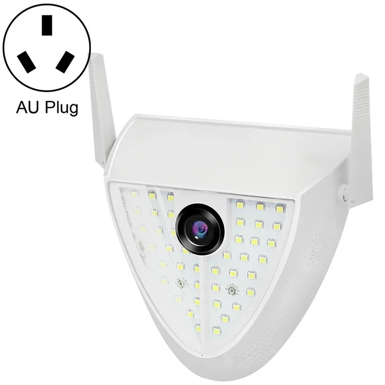 Camera thông minh đèn sân vườn DP16 2.0 Megapixel 42 đèn LED, Hỗ trợ phát hiện chuyển động / nhìn ban đêm / đàm thoại / thẻ TF, Phích cắm AU, DP16