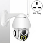 Camera giám sát không dây HD PTZ an ninh gia đình ngoài trời IP66 chống nước, Hỗ trợ hồng ngoại ban đêm & phát hiện chuyển động & thẻ TF, Phích cắm US, 2.0 MP