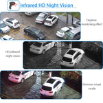 Camera giám sát không dây HD PTZ an ninh gia đình ngoài trời IP66 chống nước, Hỗ trợ hồng ngoại ban đêm & phát hiện chuyển động & thẻ TF, Phích cắm US, 2.0 MP