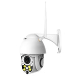 Camera giám sát không dây HD PTZ an ninh gia đình ngoài trời IP66 chống nước, Hỗ trợ hồng ngoại ban đêm & phát hiện chuyển động & thẻ TF, Phích cắm US, 2.0 MP