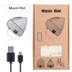 Mũ len dệt họa tiết sóng có mic Bluetooth ấm áp cho mùa đông dành cho bé trai & bé gái & người lớn