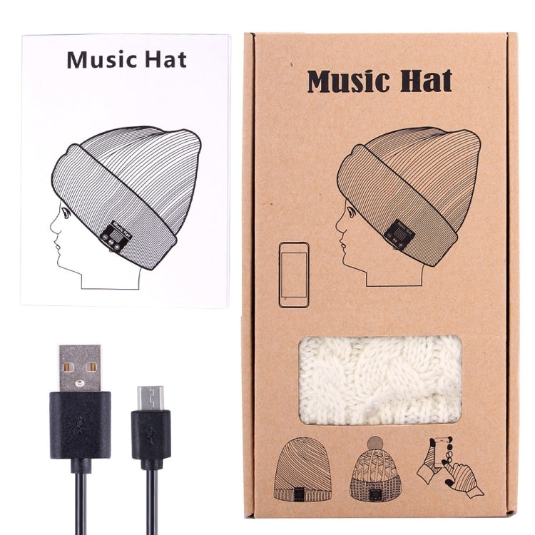 Mũ len dệt họa tiết sóng có mic Bluetooth ấm áp cho mùa đông dành cho bé trai & bé gái & người lớn