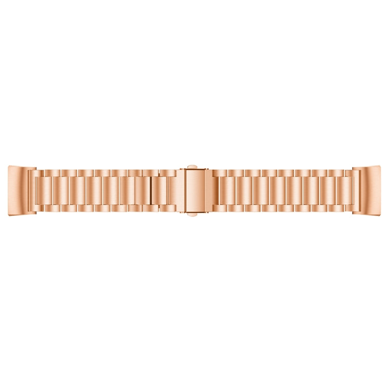 Three Beads Slingshot Buckle Solid Stainless Steel Watch Band for Fitbit Charge 3
