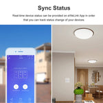Công tắc tường cảm ứng kính cường lực Sonoff T2 Touch 86mm cho nhà thông minh, tương thích Alexa và Google Home, AC 100V-240V, chuẩn cắm EU, 86mm/ 1 chuẩn EU
