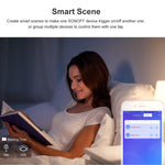 Công tắc tường cảm ứng kính cường lực Sonoff T2 Touch 86mm cho nhà thông minh, tương thích Alexa và Google Home, AC 100V-240V, chuẩn cắm EU, 86mm/ 1 chuẩn EU