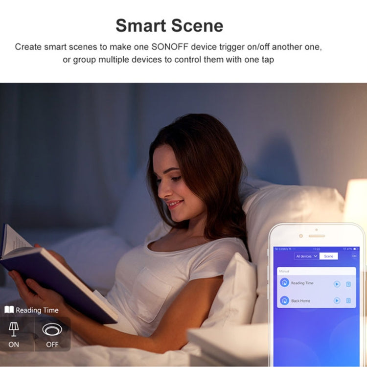 Công tắc tường cảm ứng kính cường lực Sonoff T2 Touch 86mm cho nhà thông minh, tương thích Alexa và Google Home, AC 100V-240V, chuẩn cắm EU, 86mm/ 1 chuẩn EU