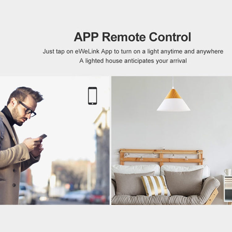 Công tắc cảm ứng tường kính cường lực Sonoff T2 86mm, Nhà thông minh, Tương thích Alexa và Google Home, AC 100V-240V, Phích cắm EU, 86mm/ 2 phích cắm EU