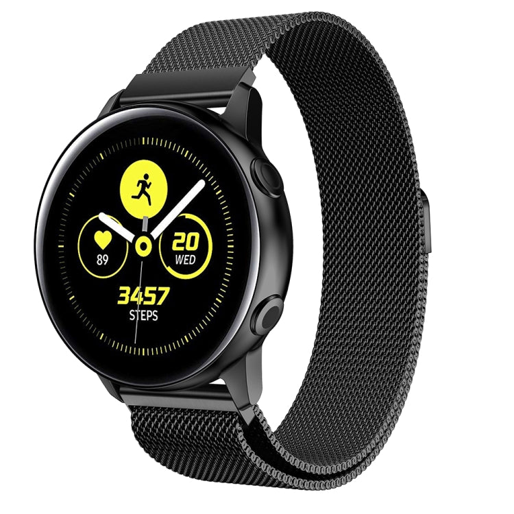 Dây đeo lưới thép không gỉ từ tính Milanis cho Galaxy Watch Active 20mm