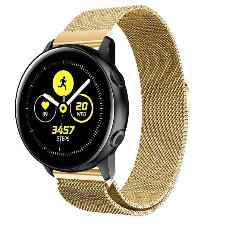 Dây đeo lưới thép không gỉ từ tính Milanis cho Galaxy Watch Active 20mm