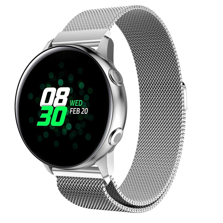 Dây đeo lưới thép không gỉ từ tính Milanis cho Galaxy Watch Active 20mm