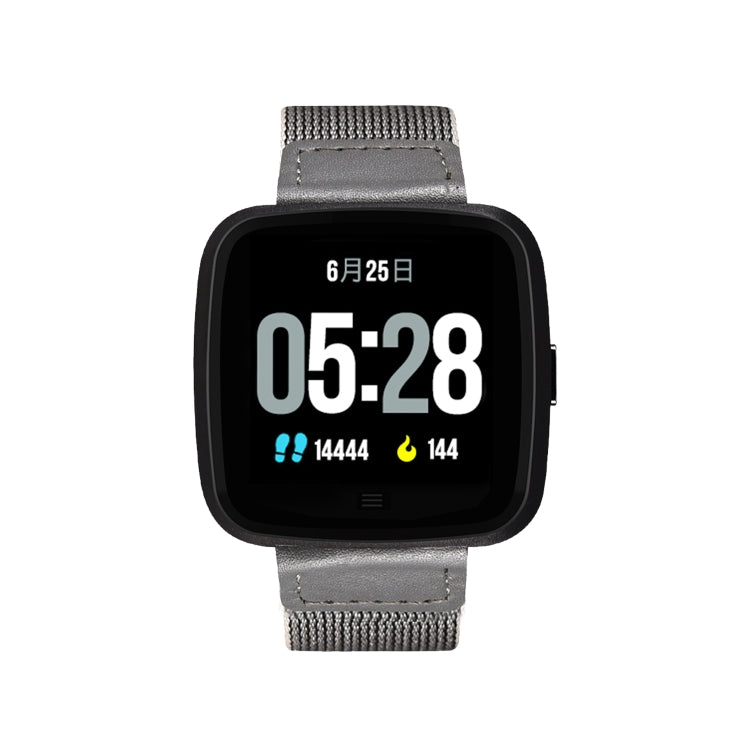 Vòng đeo tay thông minh màn hình màu OLED 1.3 inch DTNO.1 G12, chống nước IP67, dây nylon, hỗ trợ nhắc cuộc gọi / theo dõi nhịp tim / nhắc ngồi lâu / chế độ đa thể thao