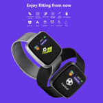 Vòng đeo tay thông minh màn hình màu OLED 1.3 inch DTNO.1 G12, chống nước IP67, dây nylon, hỗ trợ nhắc cuộc gọi / theo dõi nhịp tim / nhắc ngồi lâu / chế độ đa thể thao
