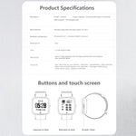 Vòng đeo tay thông minh màn hình màu OLED 1.3 inch DTNO.1 G12, chống nước IP67, dây nylon, hỗ trợ nhắc cuộc gọi / theo dõi nhịp tim / nhắc ngồi lâu / chế độ đa thể thao