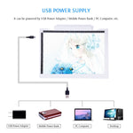 Đèn bảng vẽ LED A4-19 6.5W có 3 mức độ sáng điều chỉnh được, có cáp USB