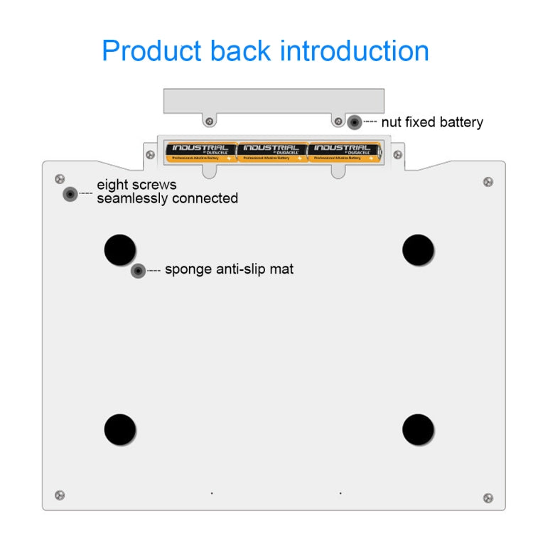 Đèn bảng vẽ LED A4-19 6.5W có 3 mức độ sáng điều chỉnh được, có cáp USB