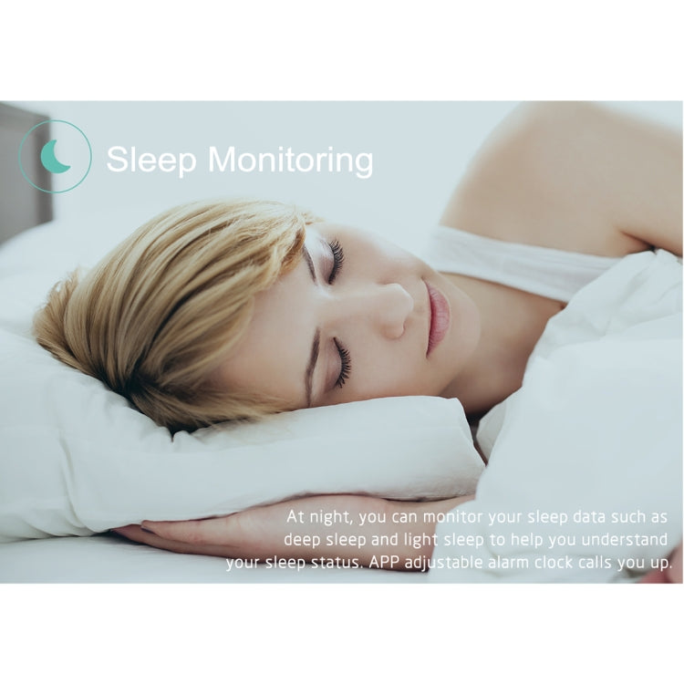 Vòng đeo tay thông minh TD19 màn hình IPS 1.14 inch chống nước IP67, Hỗ trợ nhắc cuộc gọi / Đo nhịp tim / Đo huyết áp / Theo dõi giấc ngủ / Điều khiển camera từ xa