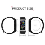 Vòng đeo tay thông minh TD19 màn hình IPS 1.14 inch chống nước IP67, Hỗ trợ nhắc cuộc gọi / Đo nhịp tim / Đo huyết áp / Theo dõi giấc ngủ / Điều khiển camera từ xa
