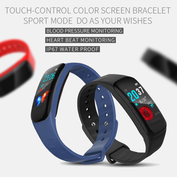 Vòng đeo tay thông minh H29 màn hình màu IPS 1.14 inch chống nước IP67, Hỗ trợ đếm bước chân / Nhắc cuộc gọi / Đo nhịp tim / Theo dõi giấc ngủ