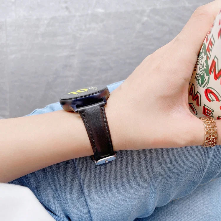 Dây đồng hồ da hai mặt nhỏ 22mm cho Samsung Galaxy Watch 22mm