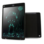 Bảng viết LCD di động 12 inch, bảng vẽ graffiti điện tử, bảng viết tay điện tử, bảng tin đồ họa, giấy nháp với bút viết, 12 inch Đen, 12 inch Xanh lá, 12 inch Xanh dương, 12 inch Đỏ, 12 inch Trắng