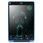 Bảng viết LCD di động 12 inch, bảng vẽ graffiti điện tử, bảng viết tay điện tử, bảng tin đồ họa, giấy nháp với bút viết, 12 inch Đen, 12 inch Xanh lá, 12 inch Xanh dương, 12 inch Đỏ, 12 inch Trắng