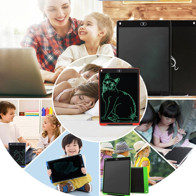 Bảng viết LCD di động 12 inch, bảng vẽ graffiti điện tử, bảng viết tay điện tử, bảng tin đồ họa, giấy nháp với bút viết, 12 inch Đen, 12 inch Xanh lá, 12 inch Xanh dương, 12 inch Đỏ, 12 inch Trắng