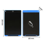 Bảng viết LCD di động 12 inch, bảng vẽ graffiti điện tử, bảng viết tay điện tử, bảng tin đồ họa, giấy nháp với bút viết, 12 inch Đen, 12 inch Xanh lá, 12 inch Xanh dương, 12 inch Đỏ, 12 inch Trắng