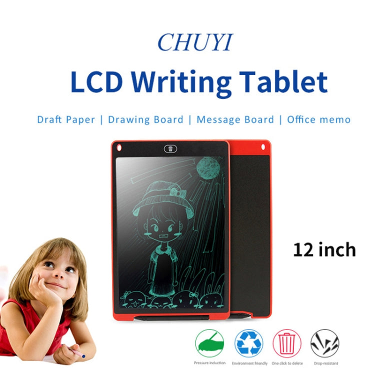 Bảng viết LCD di động 12 inch, bảng vẽ graffiti điện tử, bảng viết tay điện tử, bảng tin đồ họa, giấy nháp với bút viết, 12 inch Đen, 12 inch Xanh lá, 12 inch Xanh dương, 12 inch Đỏ, 12 inch Trắng