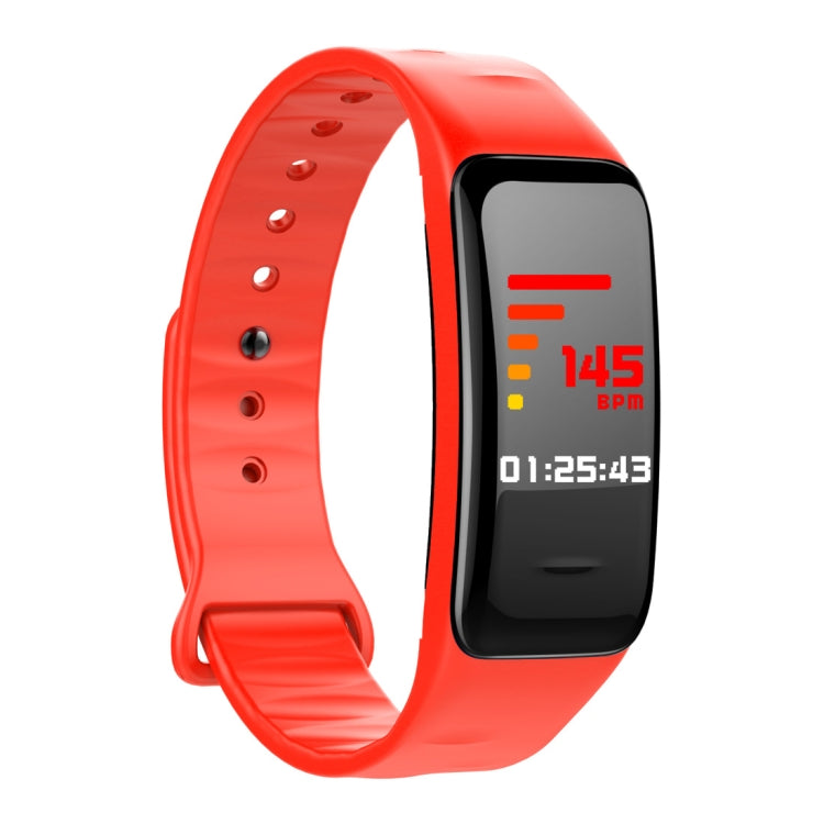 Vòng đeo tay thông minh CHIGU C1Plus màn hình IPS 0.96 inch, chống nước IP67, hỗ trợ chế độ thể thao / đo huyết áp / theo dõi giấc ngủ / đo nhịp tim / theo dõi mệt mỏi / nhắc nhở ít vận động, C1 Plus Đỏ, C1 Plus Đen, C1 Plus Xanh dương