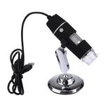 Kính Hiển Vi Kỹ Thuật Số USB 1000X Cảm Biến Hình Ảnh 0.3MP Có 8 Đèn LED & Giá Đỡ Chuyên Nghiệp, 1000X