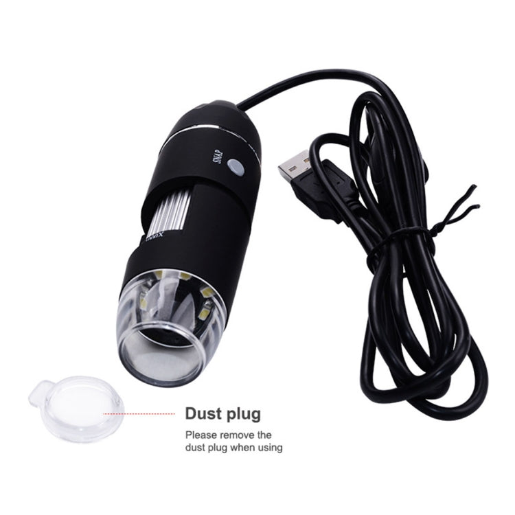 Kính Hiển Vi Kỹ Thuật Số USB 1000X Cảm Biến Hình Ảnh 0.3MP Có 8 Đèn LED & Giá Đỡ Chuyên Nghiệp, 1000X
