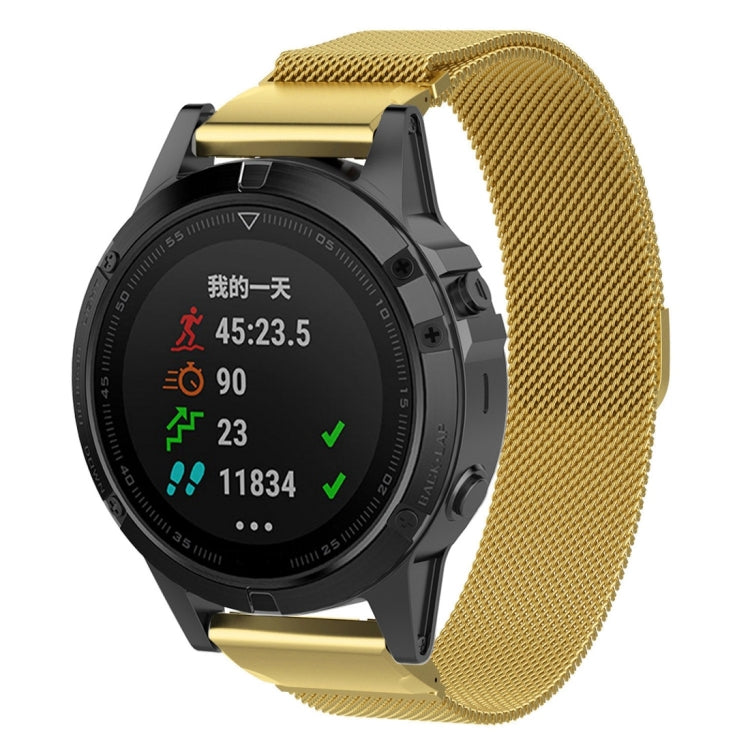 For Garmin Fenix 7X Milanese Watch Band, For Garmin Fenix 7X