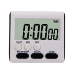 Đồng hồ hẹn giờ nhà bếp 24 giờ báo thức kỹ thuật số màn hình LCD mặt sau nam châm dùng cho nấu ăn và làm bánh
