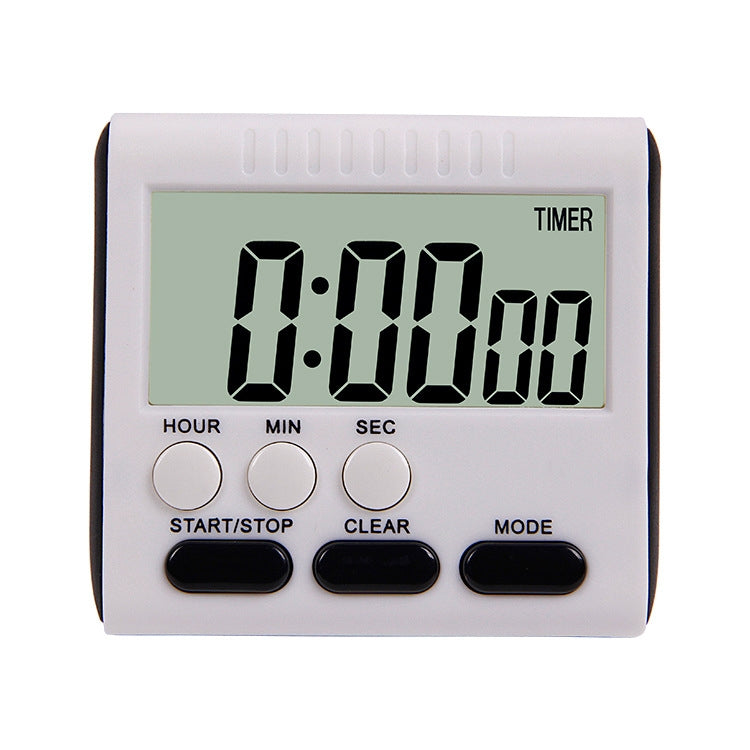 Đồng hồ hẹn giờ nhà bếp 24 giờ báo thức kỹ thuật số màn hình LCD mặt sau nam châm dùng cho nấu ăn và làm bánh