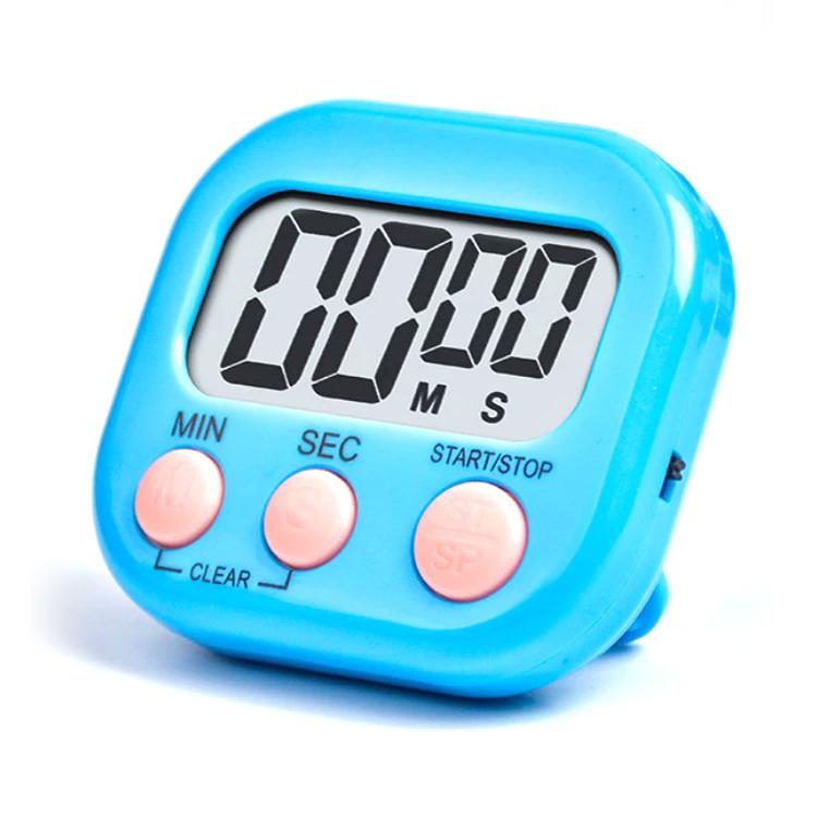 Bộ hẹn giờ nhà bếp kỹ thuật số báo động điện tử có nam châm và màn hình LCD cho nấu ăn, nướng, thể thao, trò chơi, văn phòng, HX103-2, 118