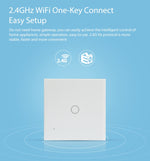Công tắc điều khiển đèn thông minh không dây WiFi EU NEO NAS-SC01W 1 kênh