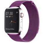 Dây đồng hồ thép không gỉ từ tính Milanese Loop cho Apple Watch Series 10 42mm / 9&8&7 41mm / SE 3&SE 2&6&SE&5&4 40mm / 3&2&1 38mm, Dành cho Apple Watch Series 8&7 41mm / SE 2&6&SE&5&4 40mm / 3&2&1 38mm