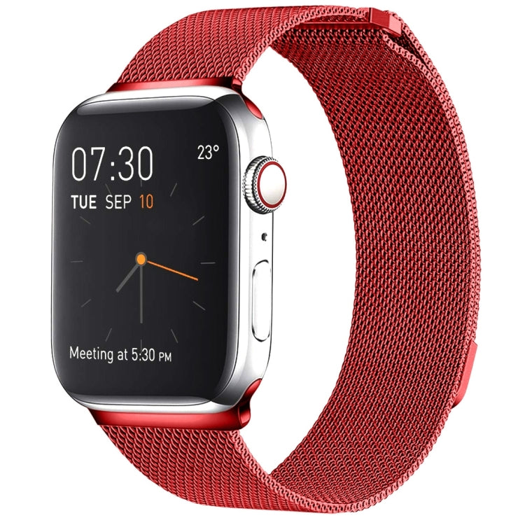 Dây đồng hồ thép không gỉ từ tính Milanese Loop cho Apple Watch Series 10 42mm / 9&8&7 41mm / SE 3&SE 2&6&SE&5&4 40mm / 3&2&1 38mm, Dành cho Apple Watch Series 8&7 41mm / SE 2&6&SE&5&4 40mm / 3&2&1 38mm