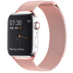 Dây đồng hồ thép không gỉ từ tính Milanese Loop cho Apple Watch Ultra 49mm & Watch Ultra 2 49mm / Series 10 46mm / 9&8&7 45mm / SE 3&SE 2&6&SE&5&4 44mm / 3&2&1 42mm, Dành cho Apple Watch Ultra 49mm / Series 8&7 45mm / SE 2&6&SE&5&4 44mm / 3&2&1 42mm