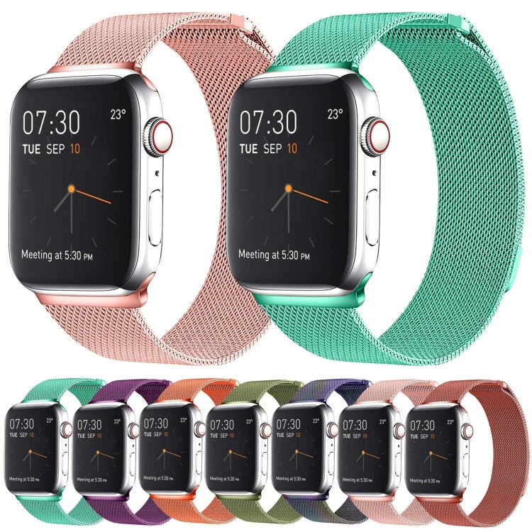 Dây đồng hồ thép không gỉ từ tính Milanese Loop cho Apple Watch Ultra 49mm & Watch Ultra 2 49mm / Series 10 46mm / 9&8&7 45mm / SE 3&SE 2&6&SE&5&4 44mm / 3&2&1 42mm, Dành cho Apple Watch Ultra 49mm / Series 8&7 45mm / SE 2&6&SE&5&4 44mm / 3&2&1 42mm