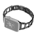 Dây đồng hồ thép không gỉ kim cương nhiều màu cho Apple Watch Series 10 42mm / 9&8&7 41mm / SE 3&SE 2&6&SE&5&4 40mm / 3&2&1 38mm