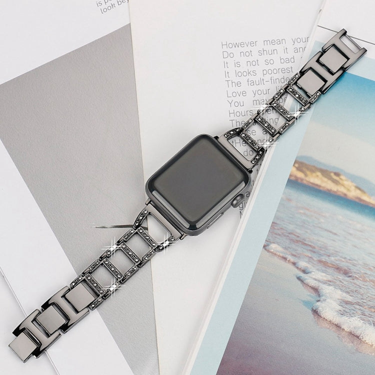 Dây đồng hồ thép không gỉ kim cương nhiều màu cho Apple Watch Series 10 42mm / 9&8&7 41mm / SE 3&SE 2&6&SE&5&4 40mm / 3&2&1 38mm