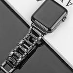 Dây đồng hồ thép không gỉ kim cương nhiều màu cho Apple Watch Series 10 42mm / 9&8&7 41mm / SE 3&SE 2&6&SE&5&4 40mm / 3&2&1 38mm