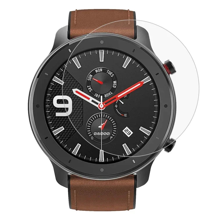 Miếng dán kính cường lực 0.26mm 2.5D 9H bảo vệ màn hình cho Amazfit GTR 47mm, Dành cho Amazfit GTR 47mm