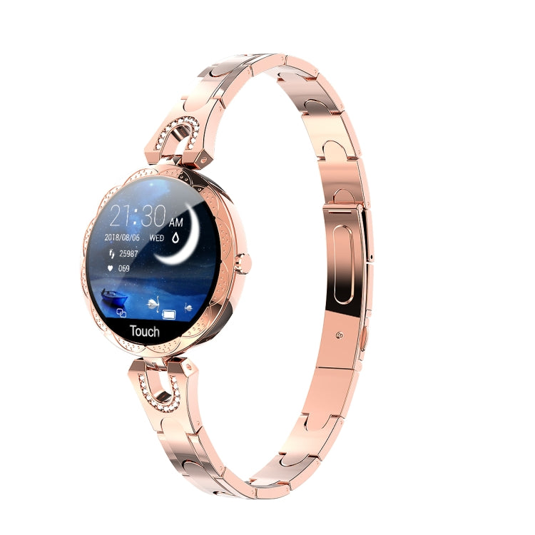 Vòng tay thông minh thời trang nữ AK15, Màn hình LCD màu 1.08 inch, Chống nước IP67, Hỗ trợ theo dõi nhịp tim / giấc ngủ / chụp ảnh từ xa