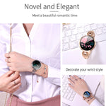 Vòng tay thông minh thời trang nữ AK15, Màn hình LCD màu 1.08 inch, Chống nước IP67, Hỗ trợ theo dõi nhịp tim / giấc ngủ / chụp ảnh từ xa
