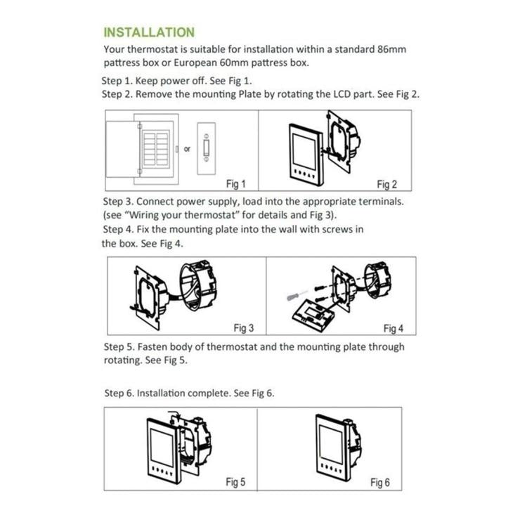 Bộ điều nhiệt phòng sưởi điện tử tải 16A BHT-002GBLW loại sưởi điện tử LCD kỹ thuật số với cảm biến và hiển thị thời gian, điều khiển WiFi, BHT-002GBLW 16A (Đen) loại sưởi điện tử, BHT-002GBLW 16A (Trắng) loại sưởi điện tử